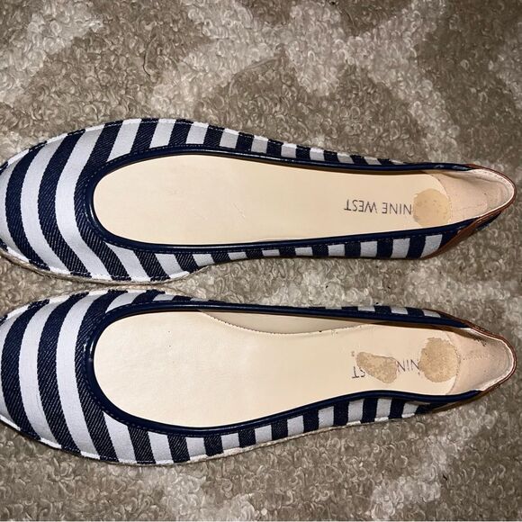 Nine West blue  and White Shoes with Top Quality Materials since 8 - Picture 3 of 5